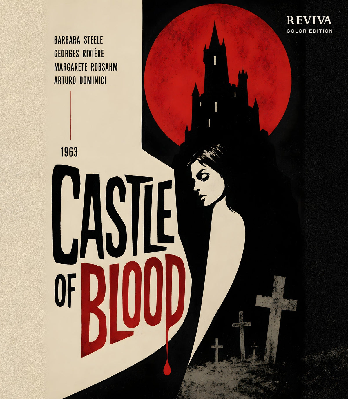 Castle of Blood Color Edition Blu-ray, front cover