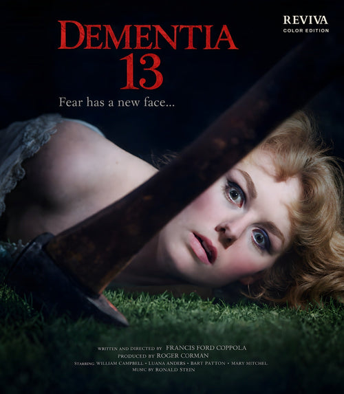 Dementia 13 Color Edition Blu-ray, front cover