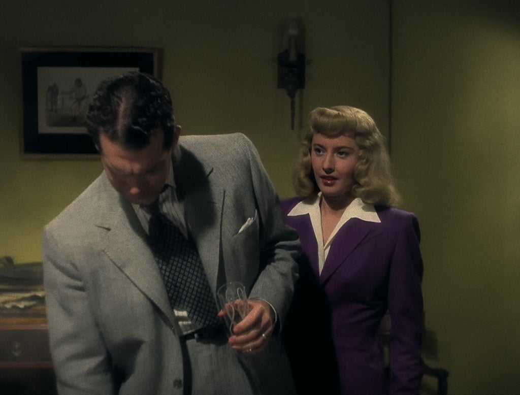 Double Indemnity, still from the Color Edition