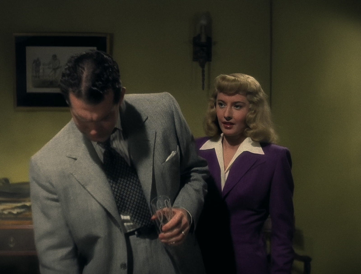 Double Indemnity, still from the Color Edition