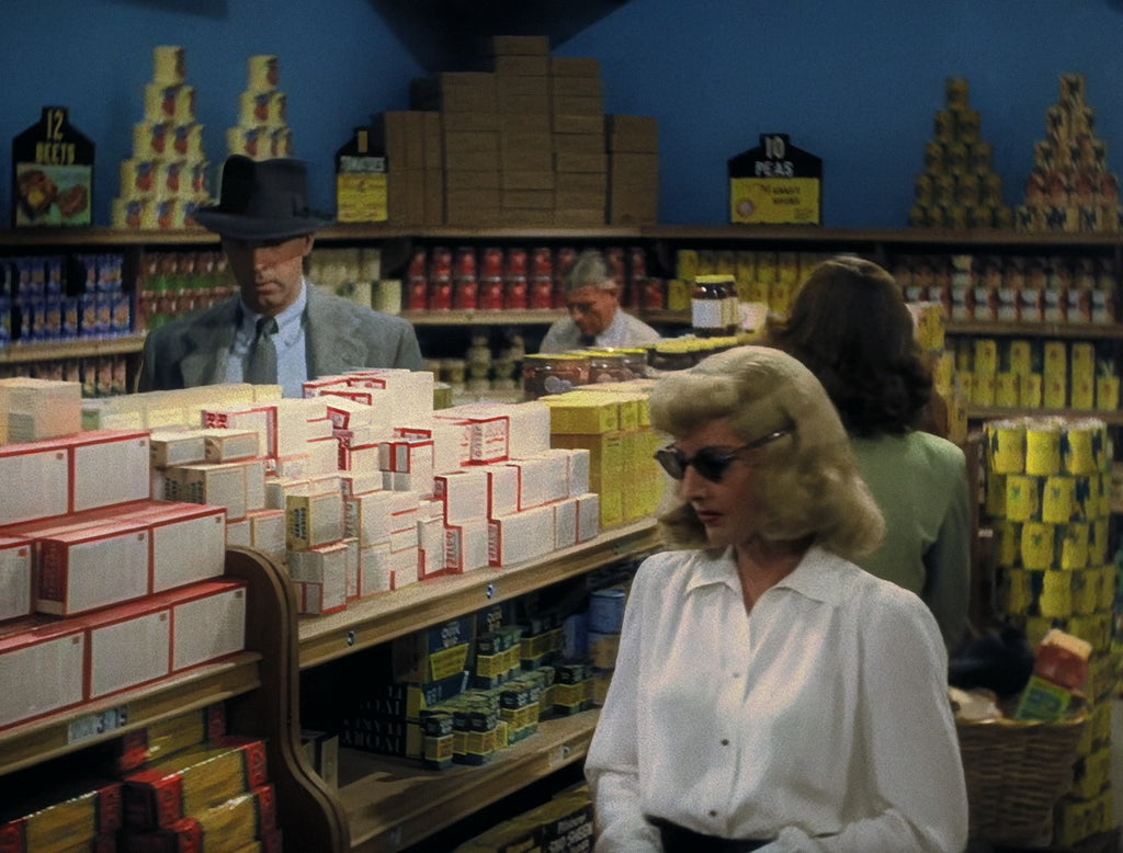 Double Indemnity, still from the Color Edition
