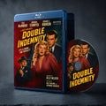 Double Indemnity Color Edition Blu-ray, case and disc