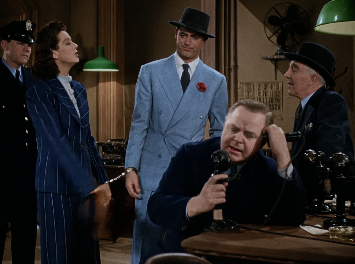 His Girl Friday, still from the Color Edition