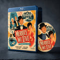 Merrily We Live Color Edition Blu-ray, case and disc