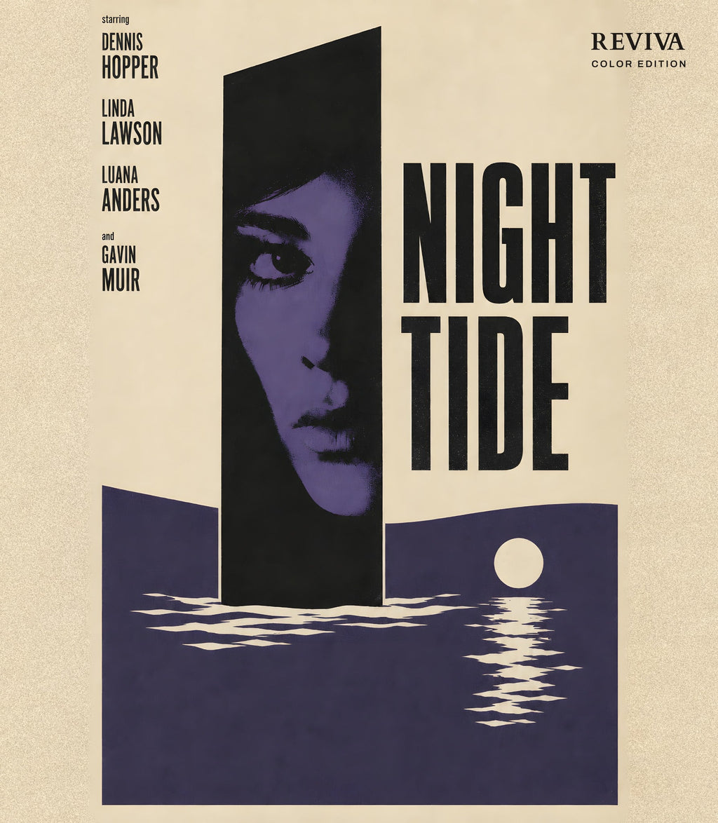 Night Tide Color Edition Blu-ray, front cover
