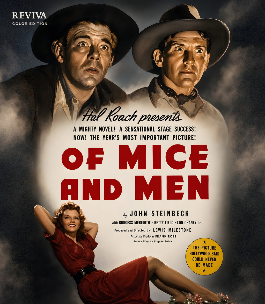 Of Mice and Men Color Edition Blu-ray, front cover