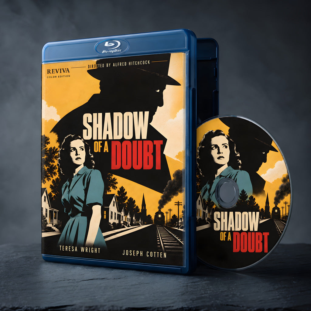 Shadow of a Doubt Color Edition Blu-ray, case and disc