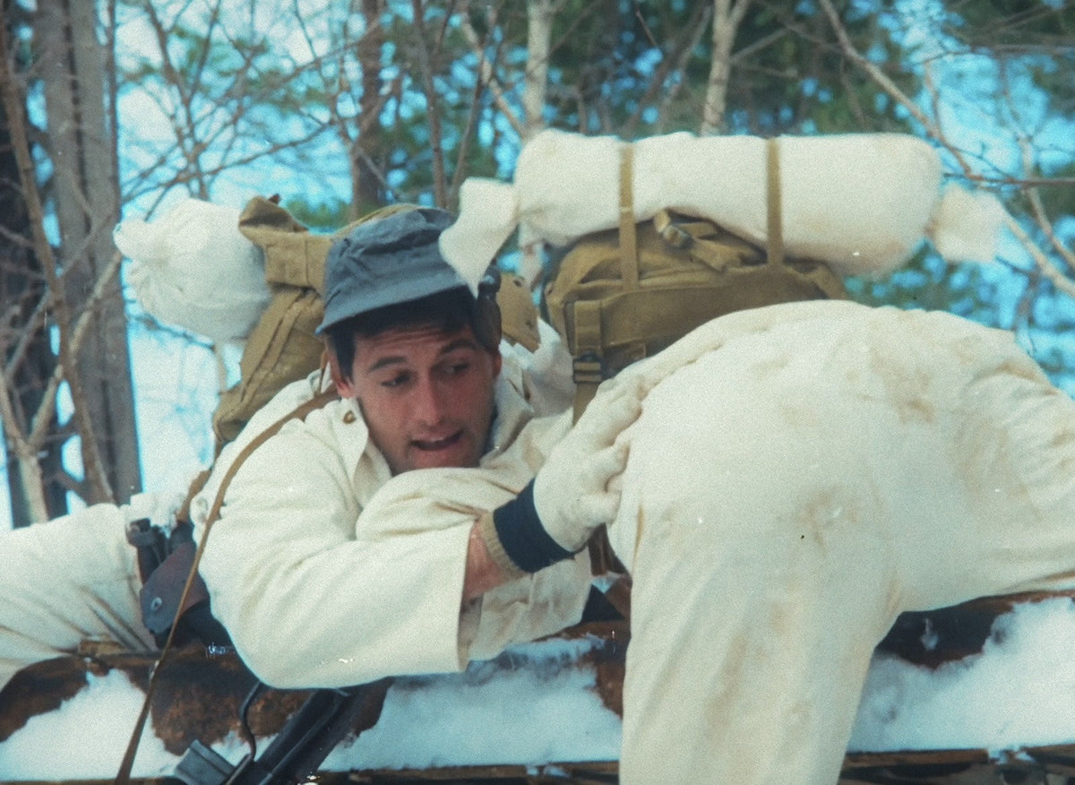 Ski Troop Attack, still from the Color Edition