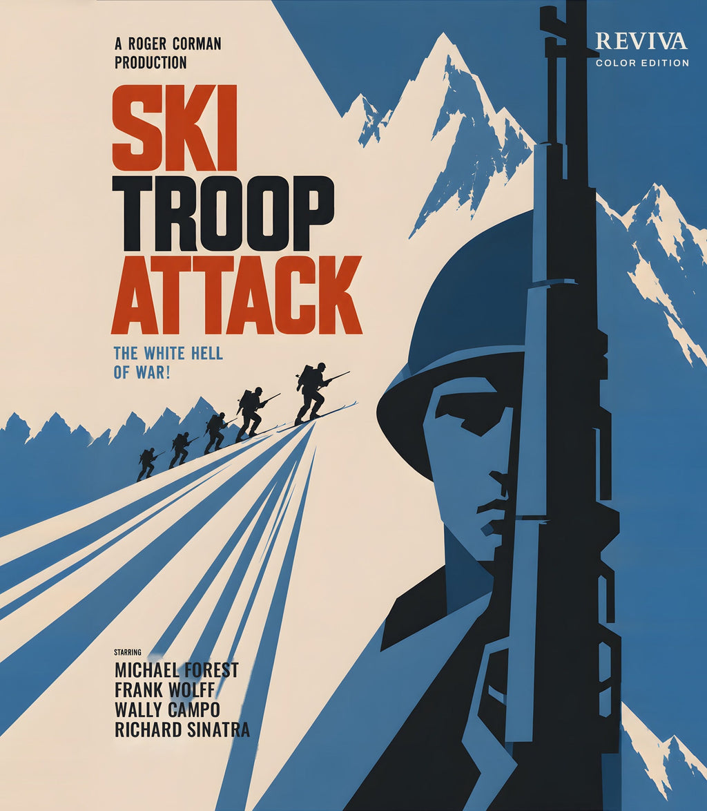 Ski Troop Attack Color Edition Blu-ray, front cover