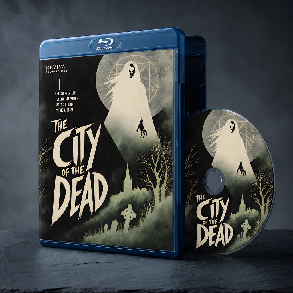 The City of the Dead Color Edition Blu-ray, case and disc