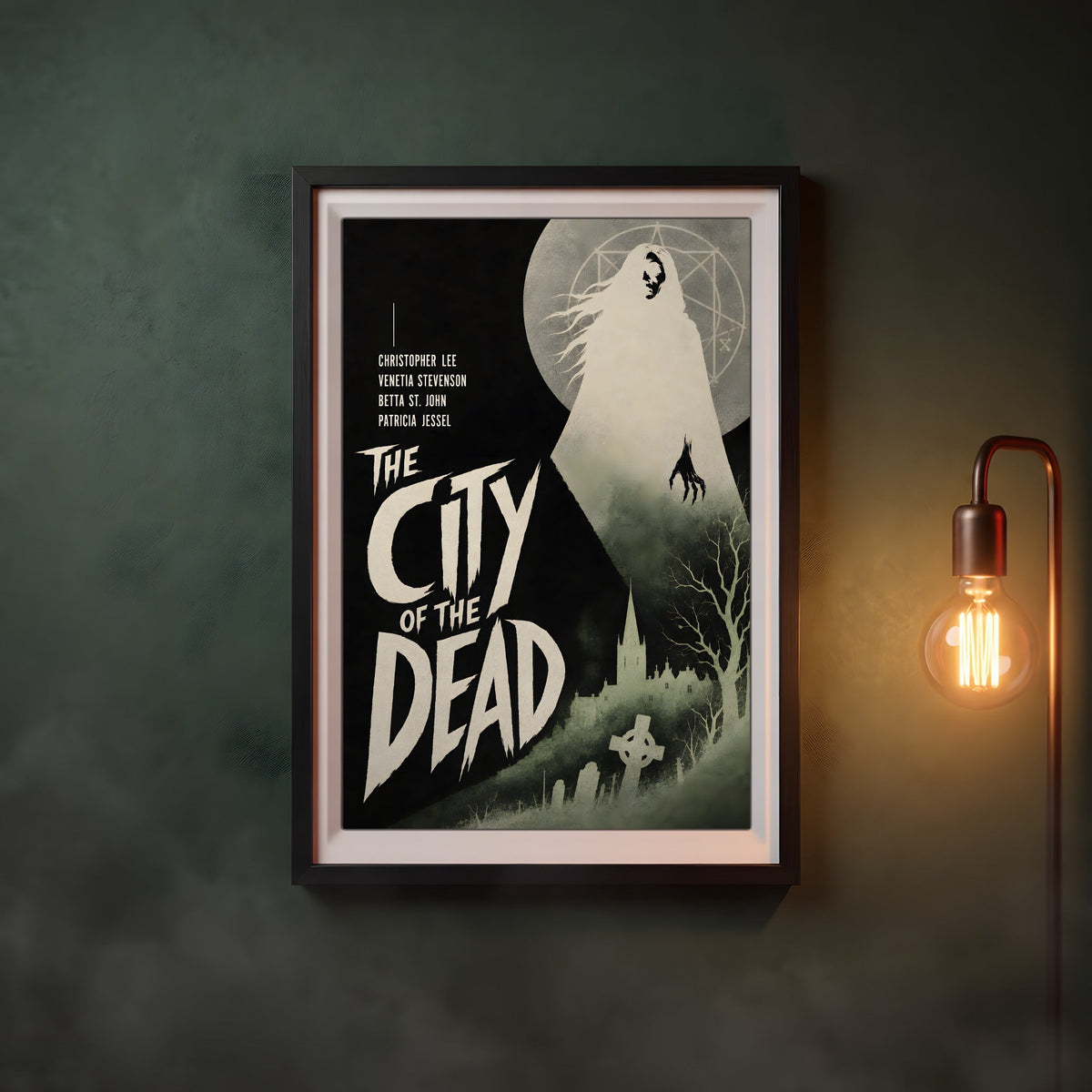 The City of the Dead Framed Poster in a black frame
