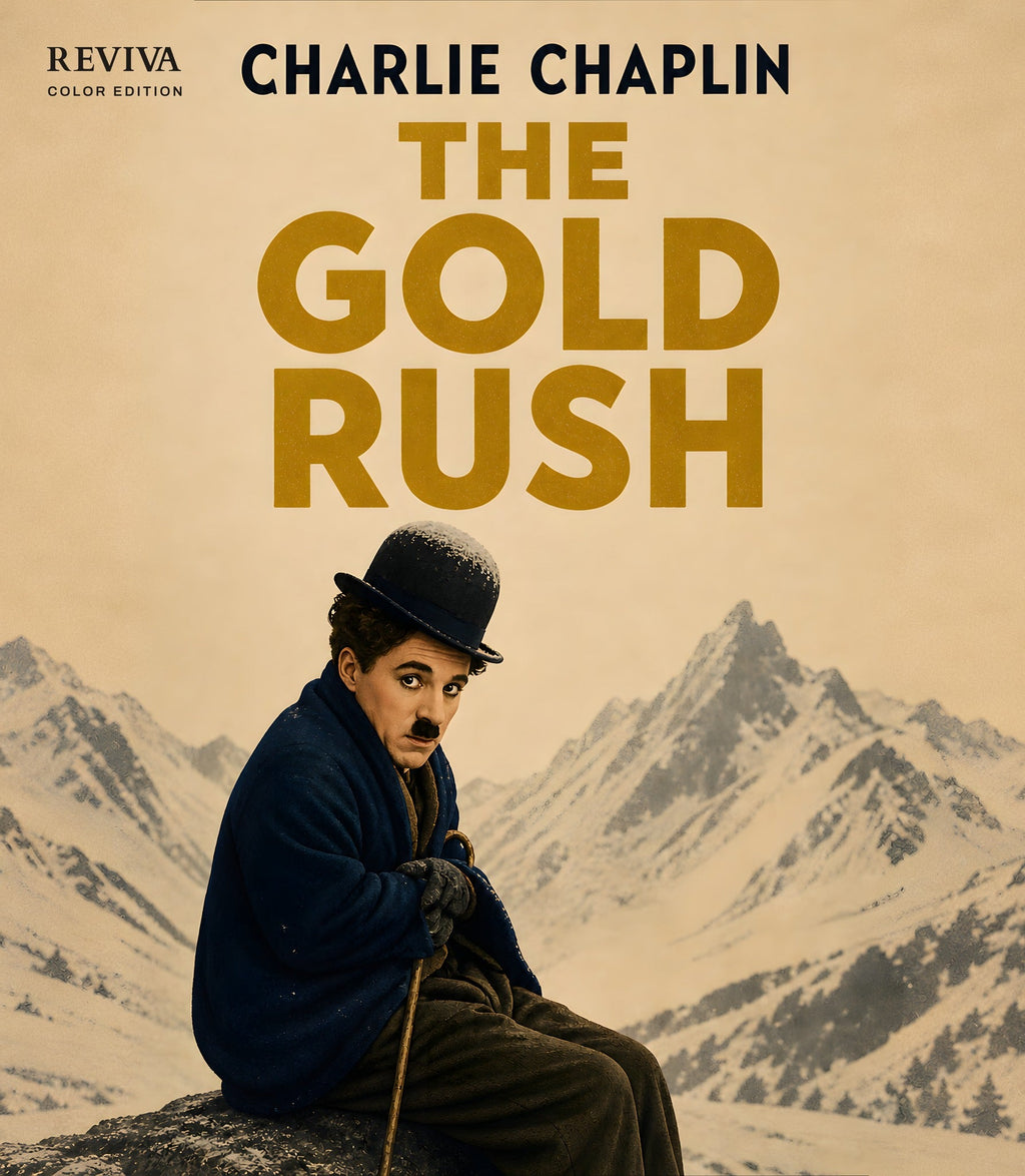 The Gold Rush Color Edition Blu-ray, front cover