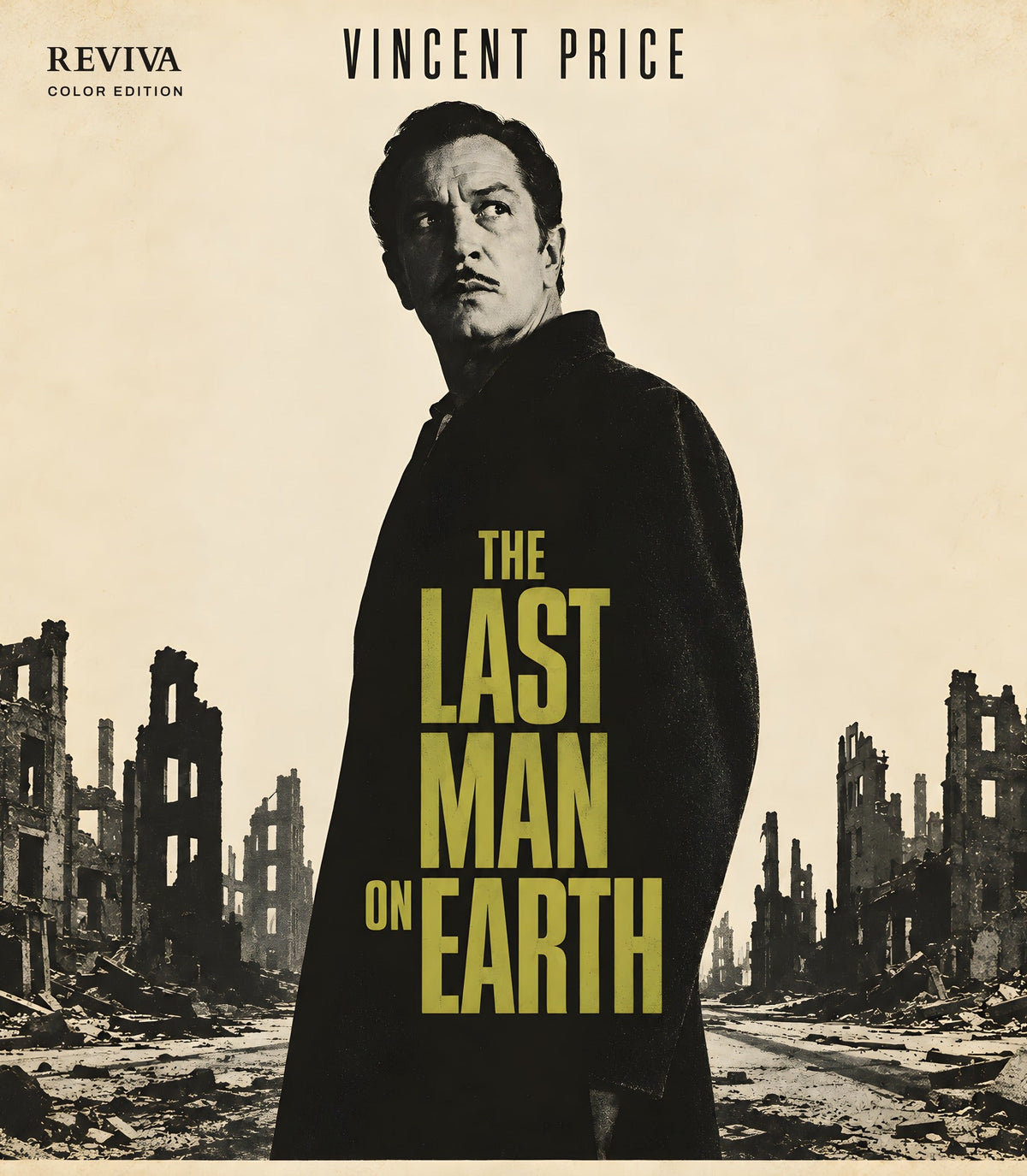 The Last Man on Earth Color Edition Blu-ray, front cover