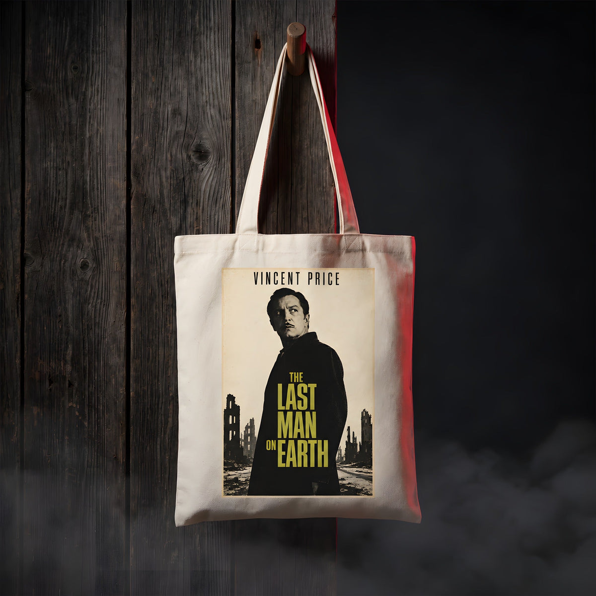The Last Man on Earth Tote Bag, natural canvas