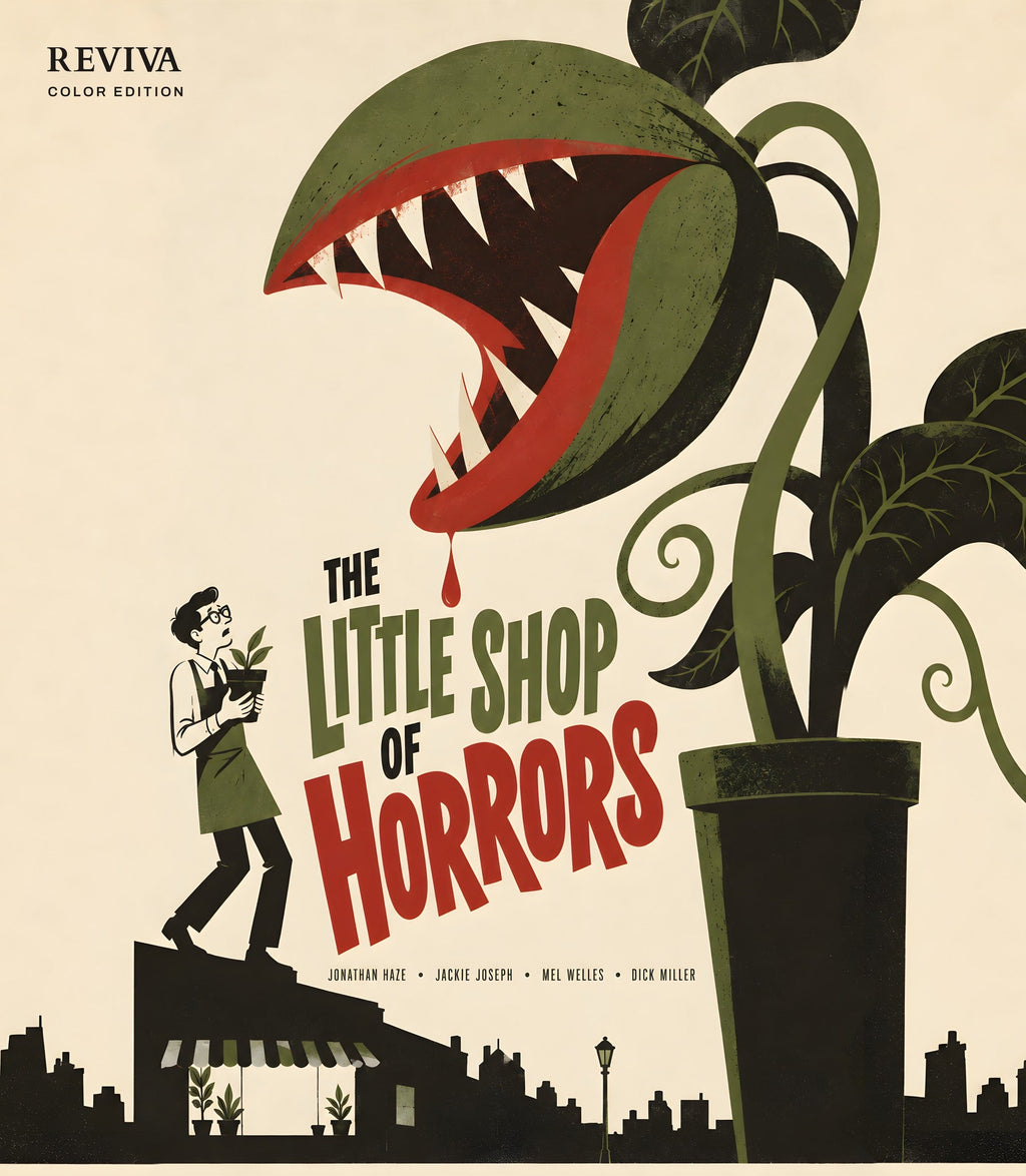 The Little Shop of Horrors Color Edition Blu-ray, front cover