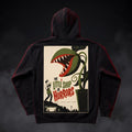 The Little Shop of Horrors Pullover Hoodie, poster art on the back