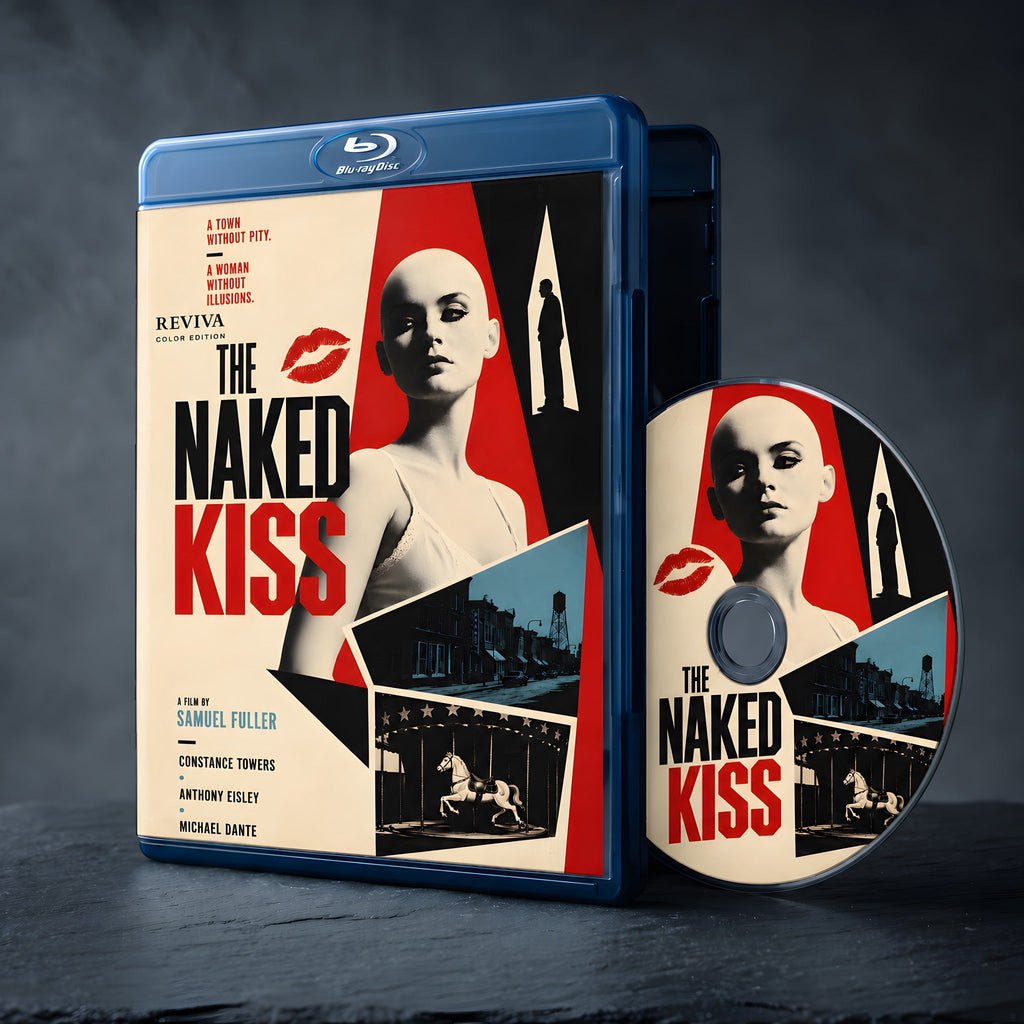 The Naked Kiss Color Edition Blu-ray, case and disc