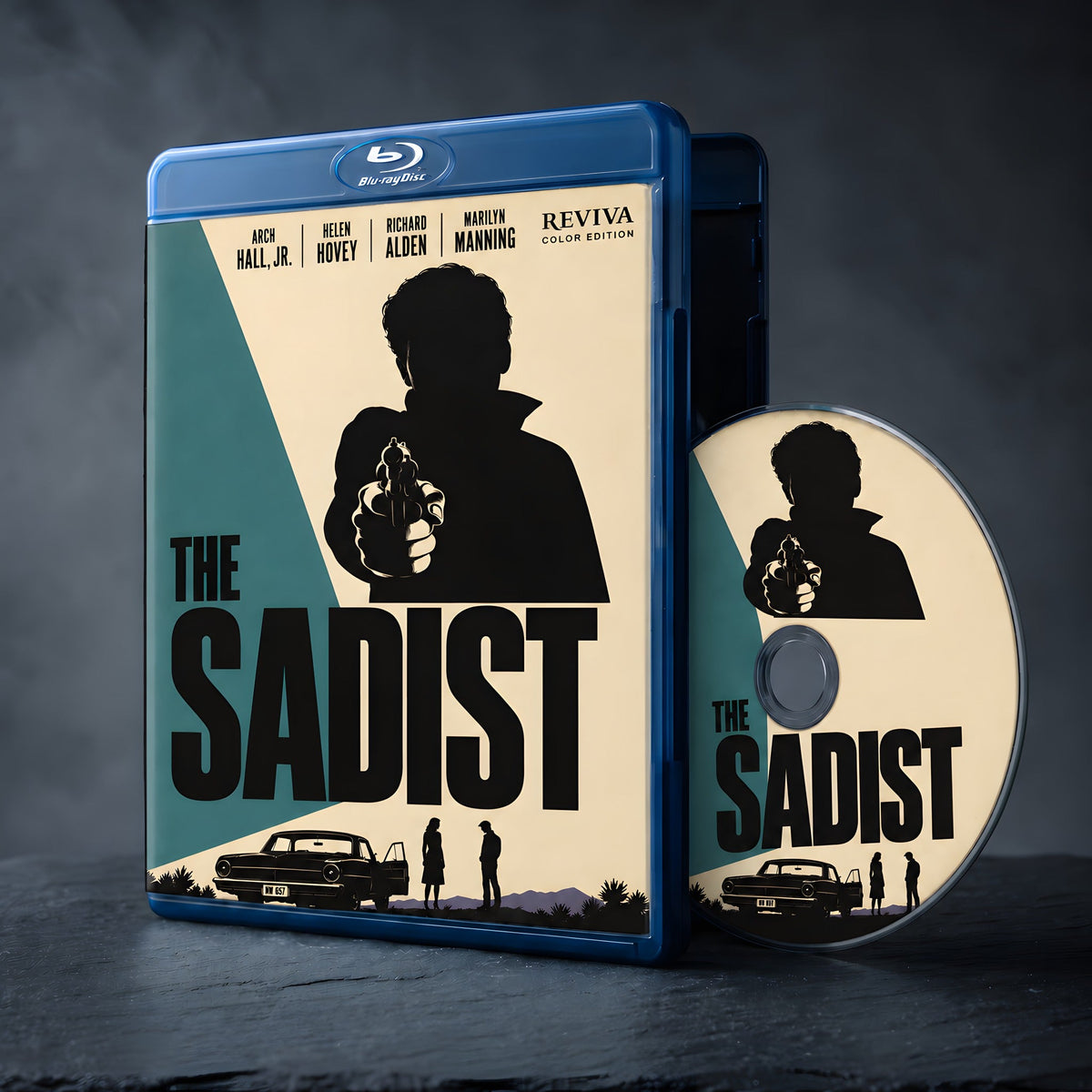 The Sadist Color Edition Blu-ray, case and disc