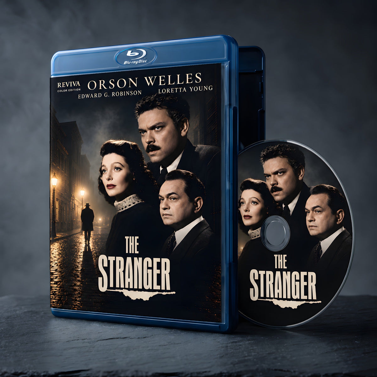 The Stranger Color Edition Blu-ray, case and disc